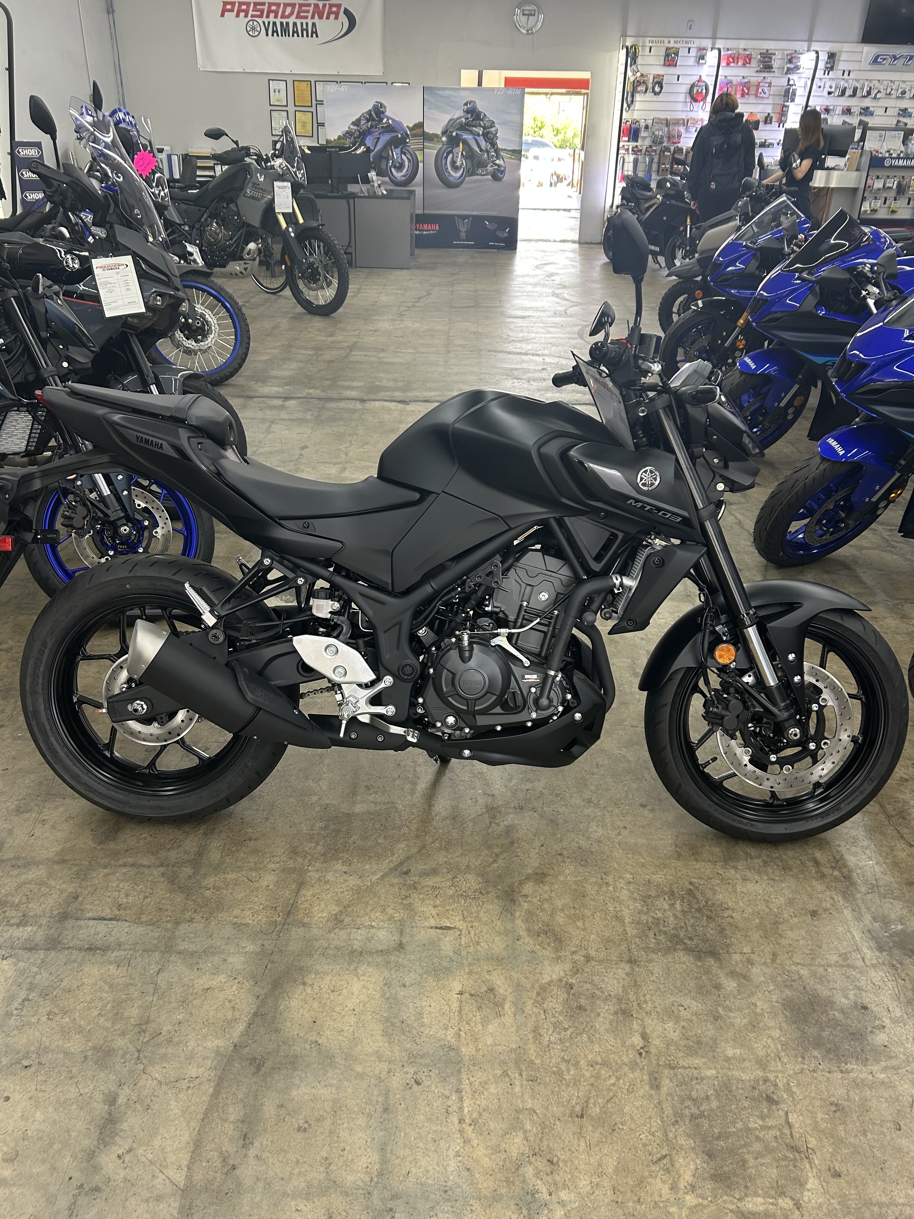 2025 Yamaha MT03SCYG 03 in Pasadena, CA