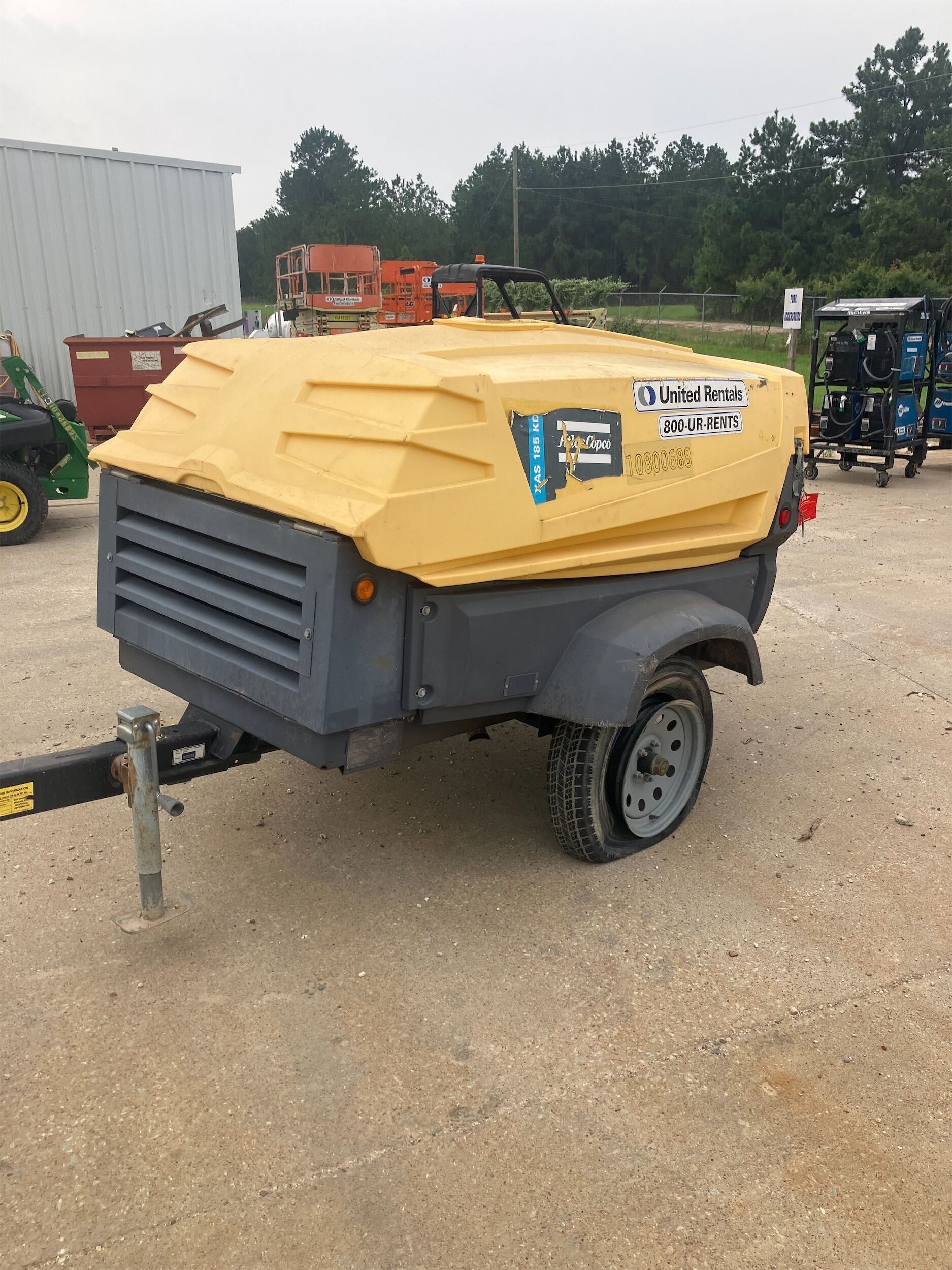 2018 ATLAS COPCO XAS185KD7 T4F Air Compressor in College Station, TX