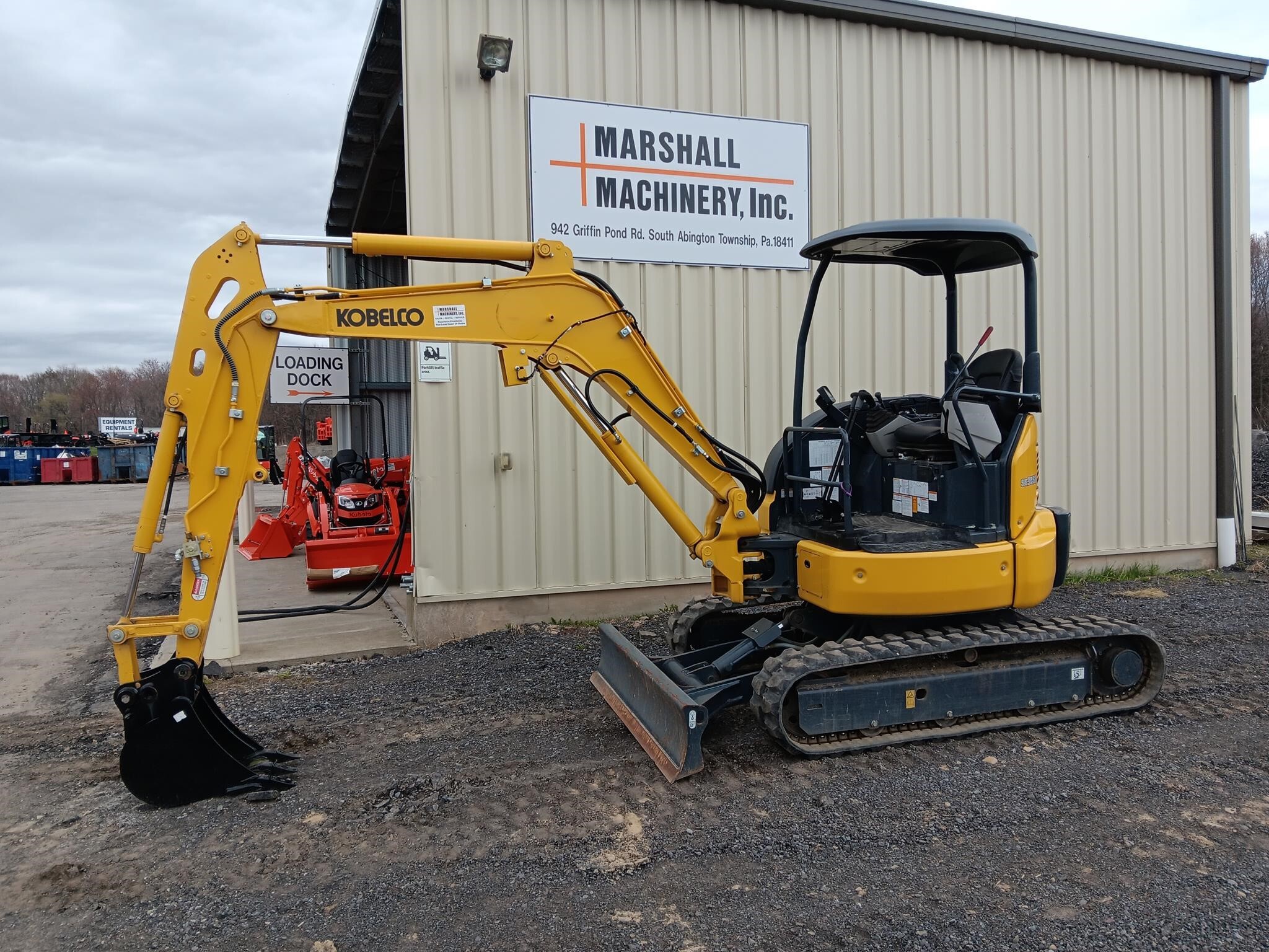 KOBELCO　SK75SR Kobelco SK 75 SR 7 excavator specs & dimensions (2019 - 2025