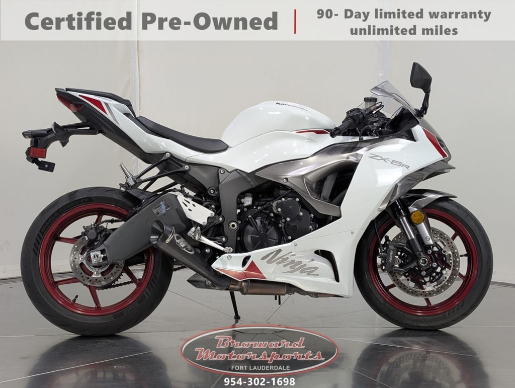 ホワイト×6台 White 2024 Kawasaki Ninja Zx 6R Motorcycles For Sale - Cycle