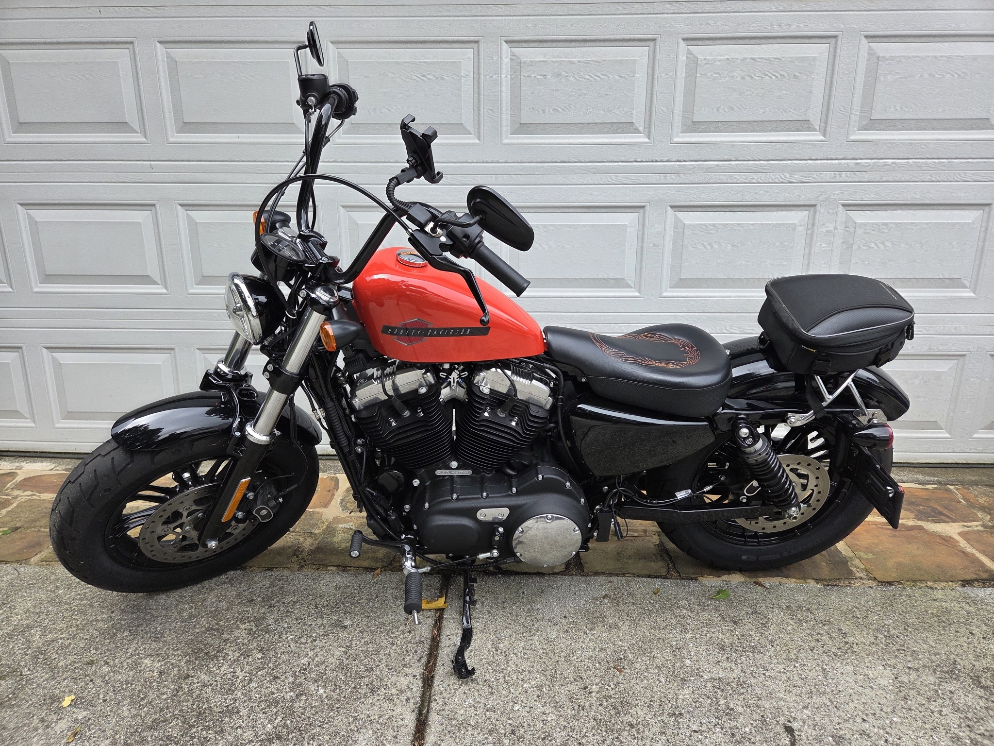 【純正】Harley Davidson FORTY-EIGHT タンク オレンジ 2020 Harley-Davidson Forty-Eight - Performance Orange - YouTube