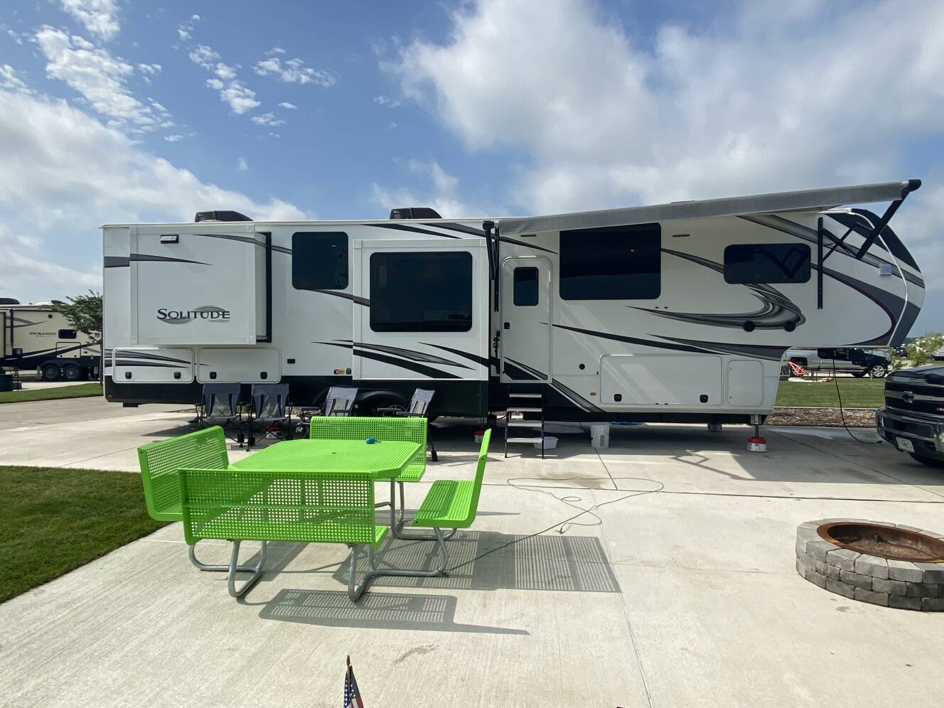 A photo of this 2022 Grand Design Solitude 390RK/390RK-R