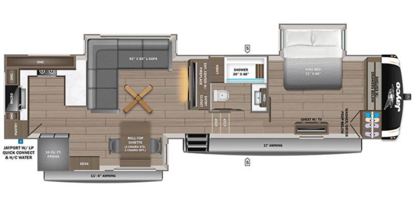 A photo of this 2027 Jayco Eagle 365UKTS