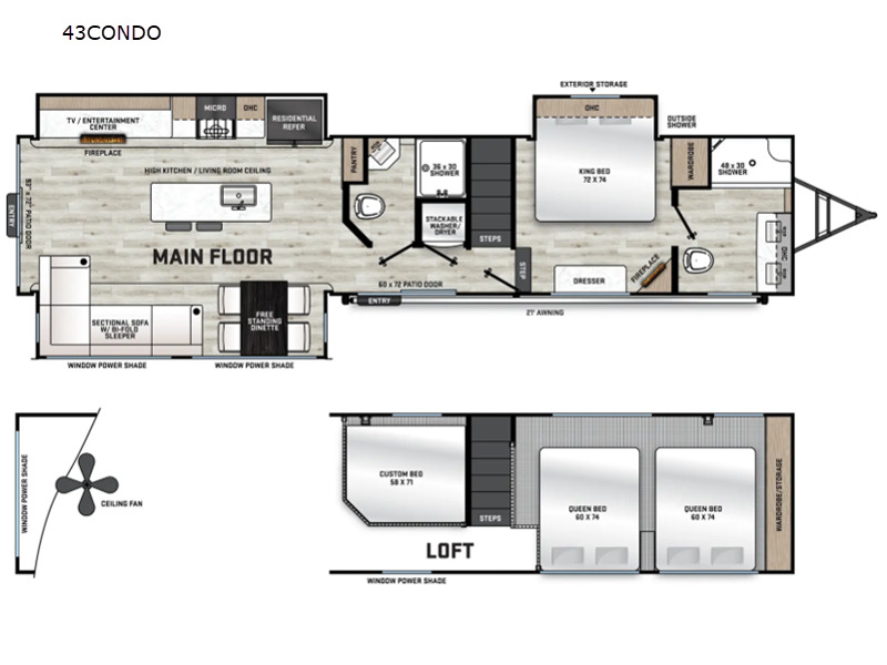 New 2026 Coachmen RV Catalina Destination Series 43CONDO For
