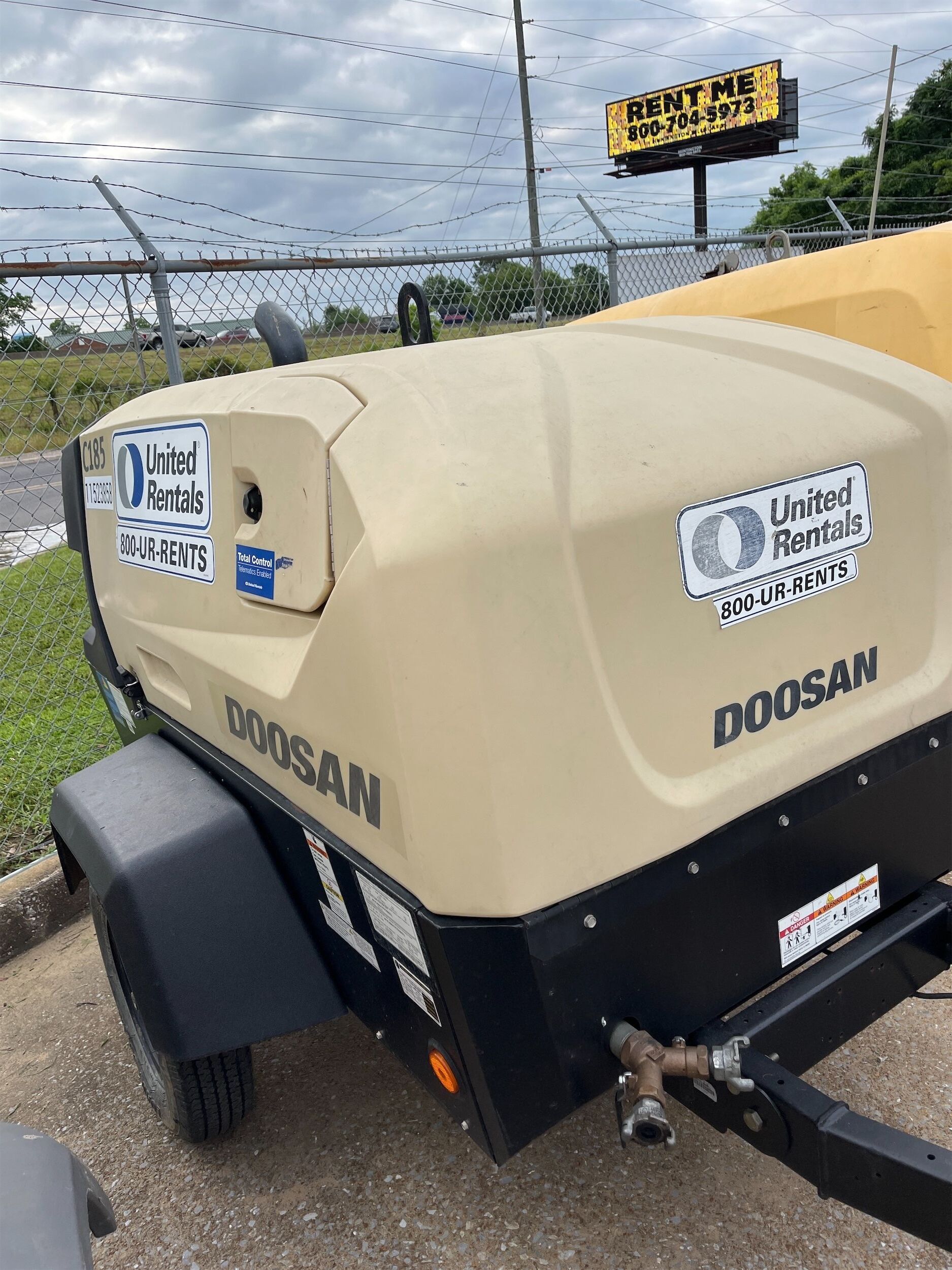 2022 DOOSAN C185WDO-T4F Air Compressor in Bessemer, AL