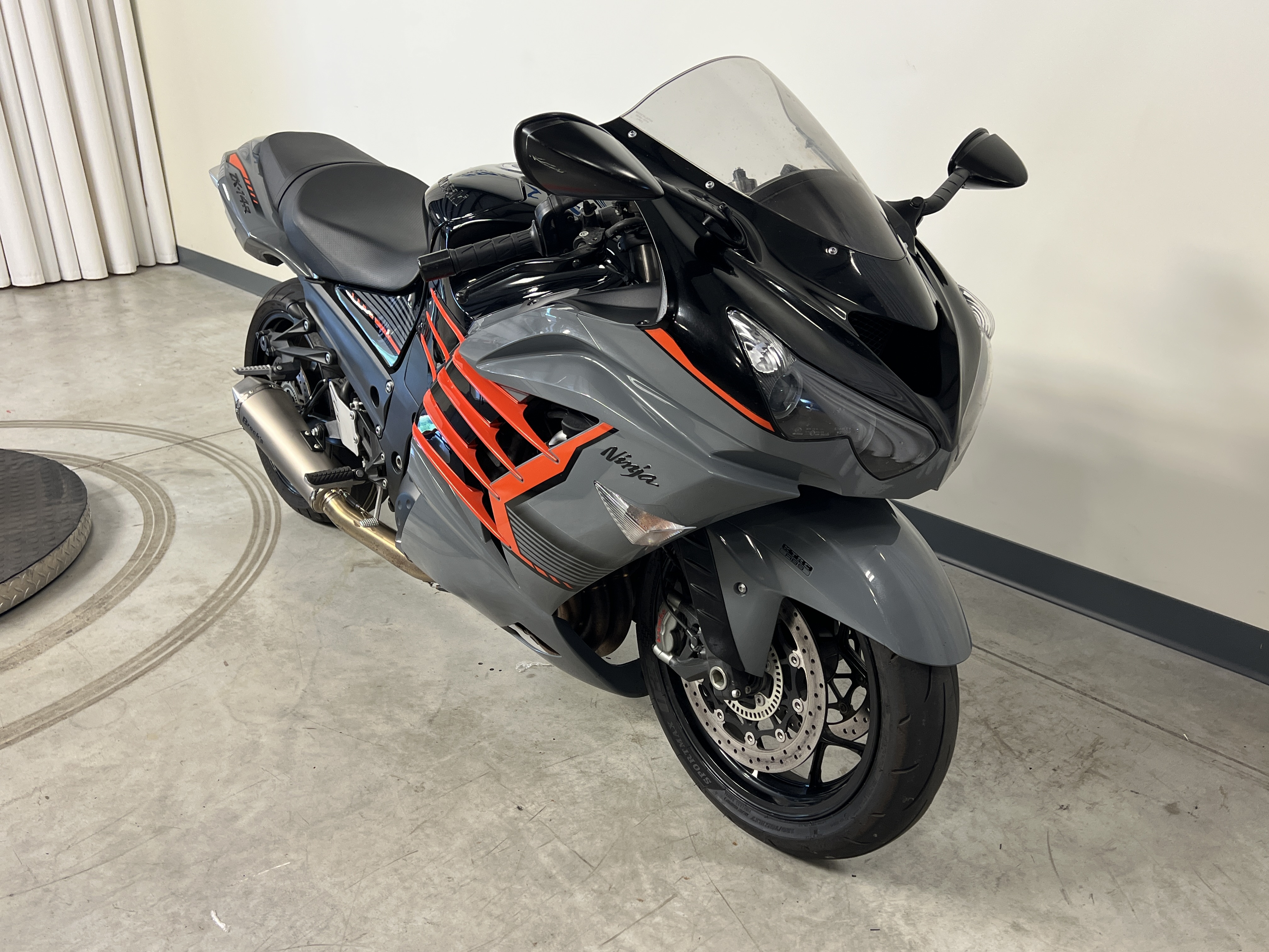 アール YZF-R6 2003-2005 De-Cat Exhaust System 230mm Round Carbon