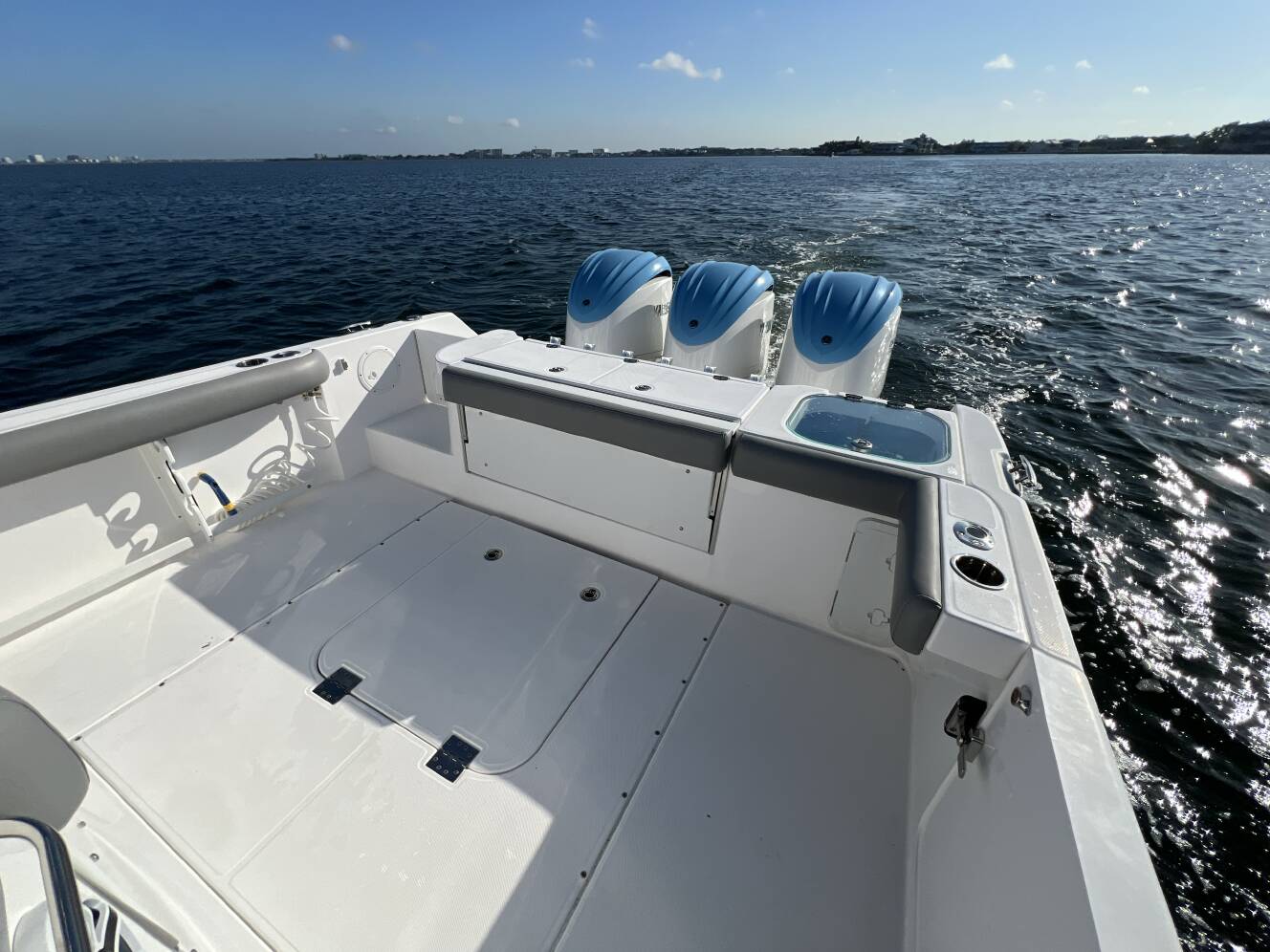 A photo of this 2023 Everglades Boats 365 CENTER CONSOLE