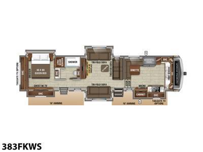2020 Jayco NORTH POINT 383FLWS ONE-OWNER, STORED INDOORS !! in mt. vernon WA