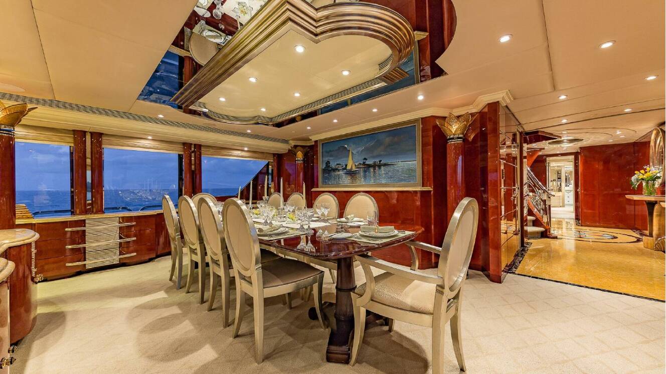 A photo of this 2002 Christensen Tri-Deck Superyacht