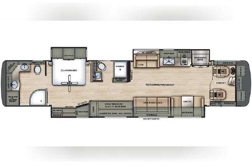 2021 Forest River Berkshire Xlt 45CA in elmwood WI