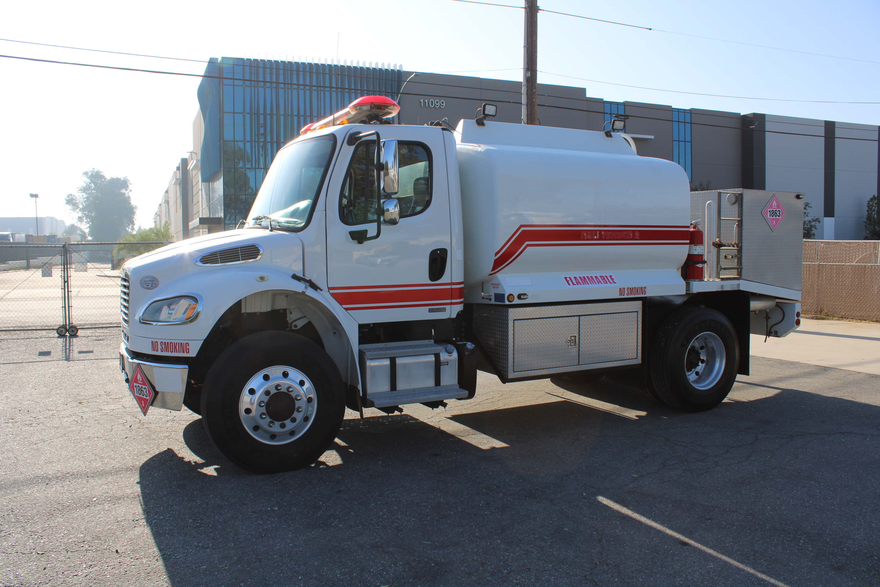 2011 FREIGHTLINER M2 1,800 Gal Jet A / Diesel Fuel Tanker Refueler Truck in Fontana, CA