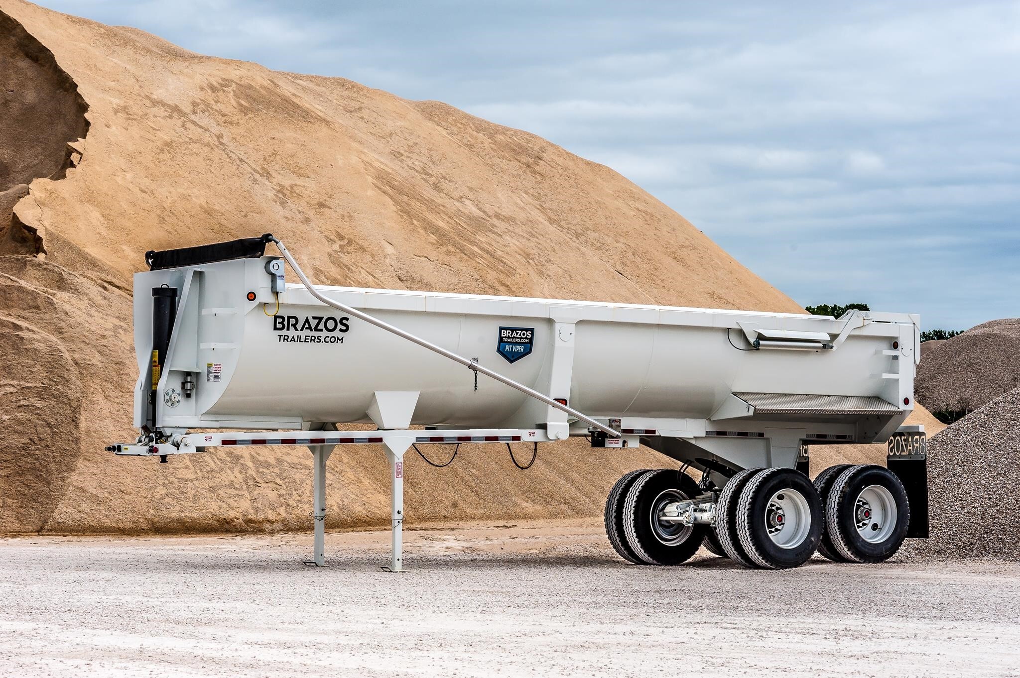 2026 BRAZOS TRAILERS 28' X 48'' END DUMP - PIT VIPER in Wills Point, TX