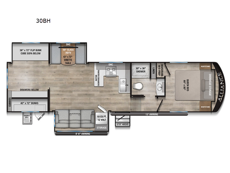 A photo of this 2026 Alliance Rv Avenue All-Access 30BH