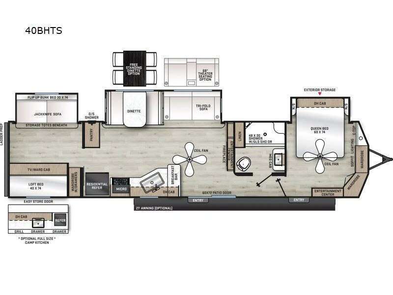 A photo of this 2025 Coachmen Rv Catalina Destination Series 40BHTS2Q