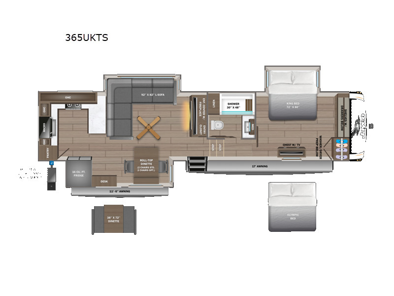 A photo of this 2027 Jayco Eagle 365UKTS