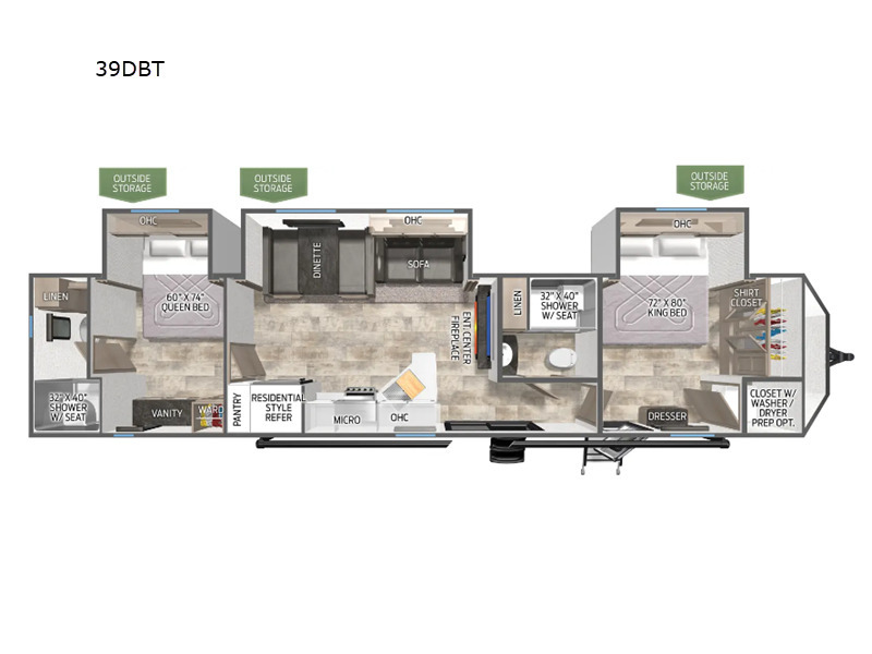 A photo of this 2026 Forest River Rv Puma Vista 39DBT