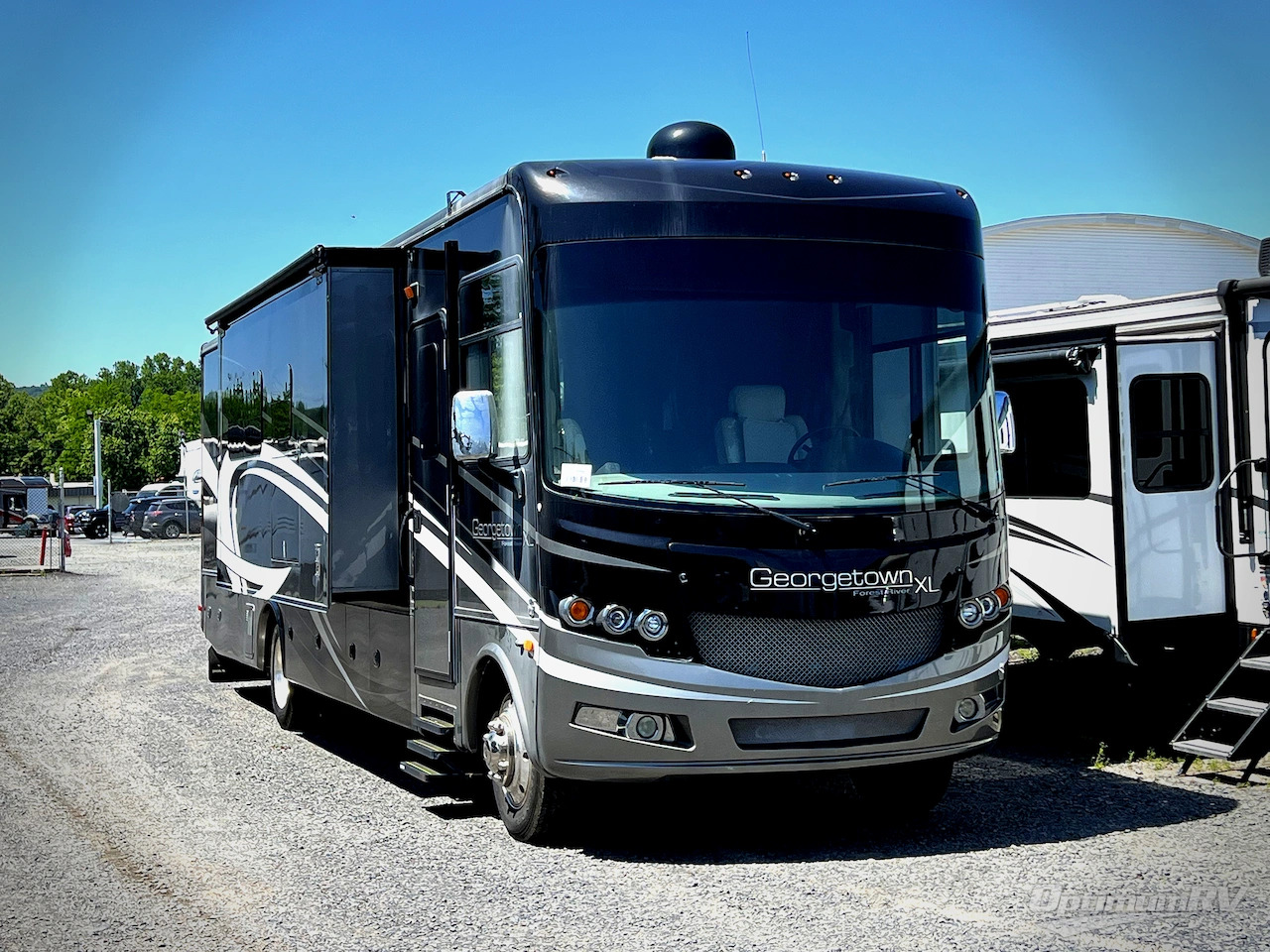 東芝 - ＤＥＥＰ　ＲＩＶＥＲ 2015 Forest River Georgetown XL 377 Black Diamond, FBP, W/D