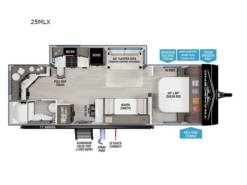 A photo of this 2026 Grand Design Transcend Xplor 25MLX