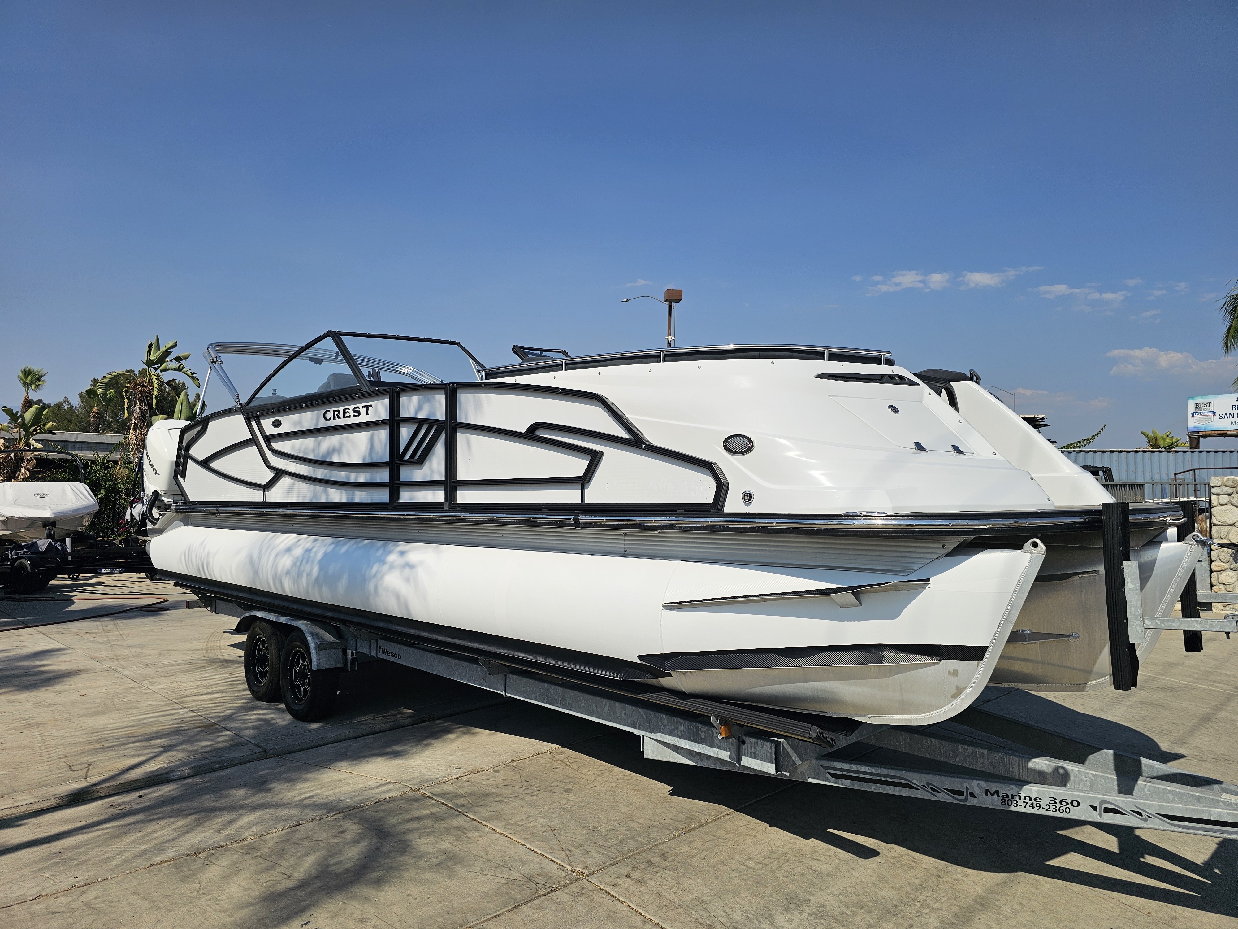 2018 Crest Pontoon Boats CONTINENTAL NX TWIN SLS in san bernardino CA