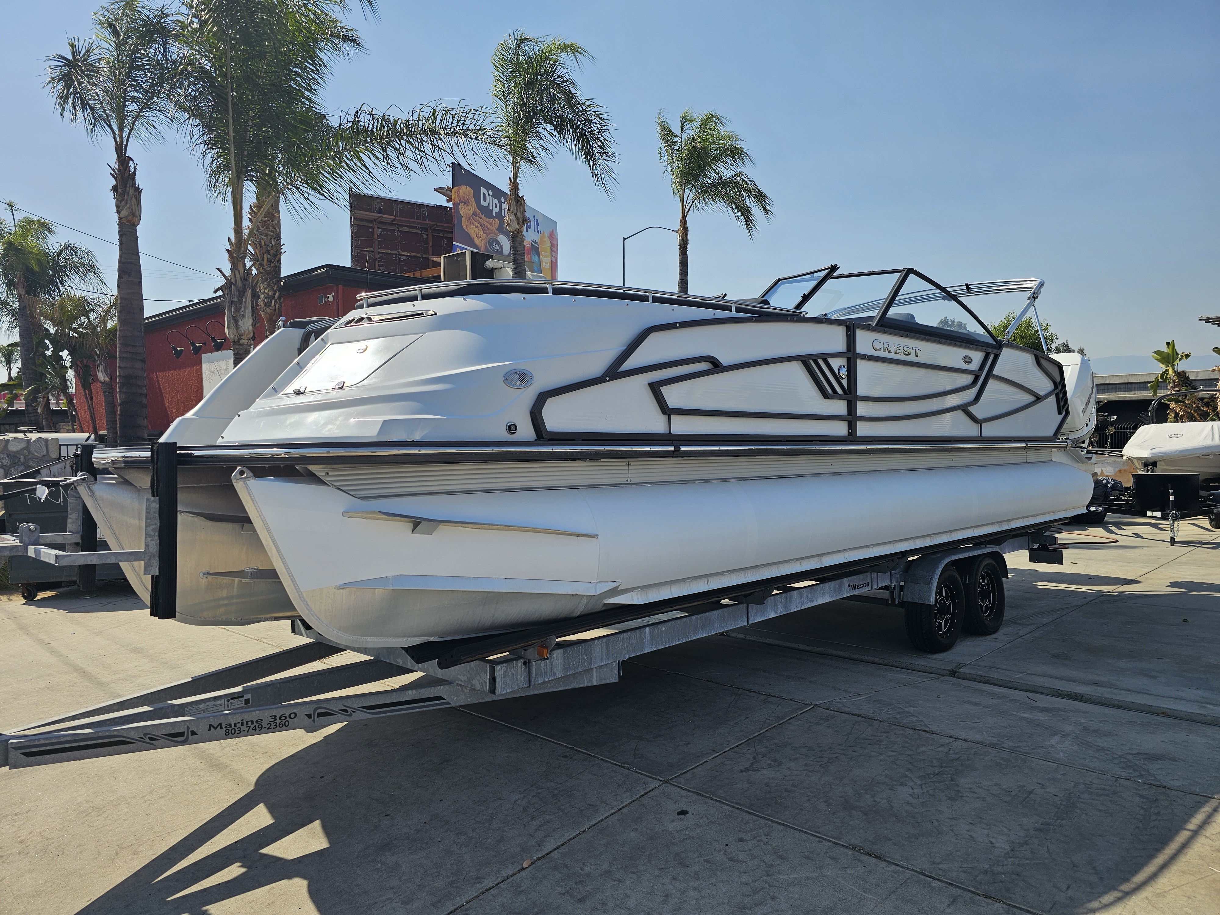 2018 Crest Pontoon Boats CONTINENTAL NX TWIN SLS in san bernardino CA