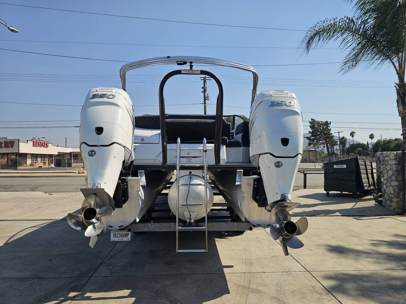 A photo of this 2018 Crest Pontoon Boats CONTINENTAL NX TWIN SLS