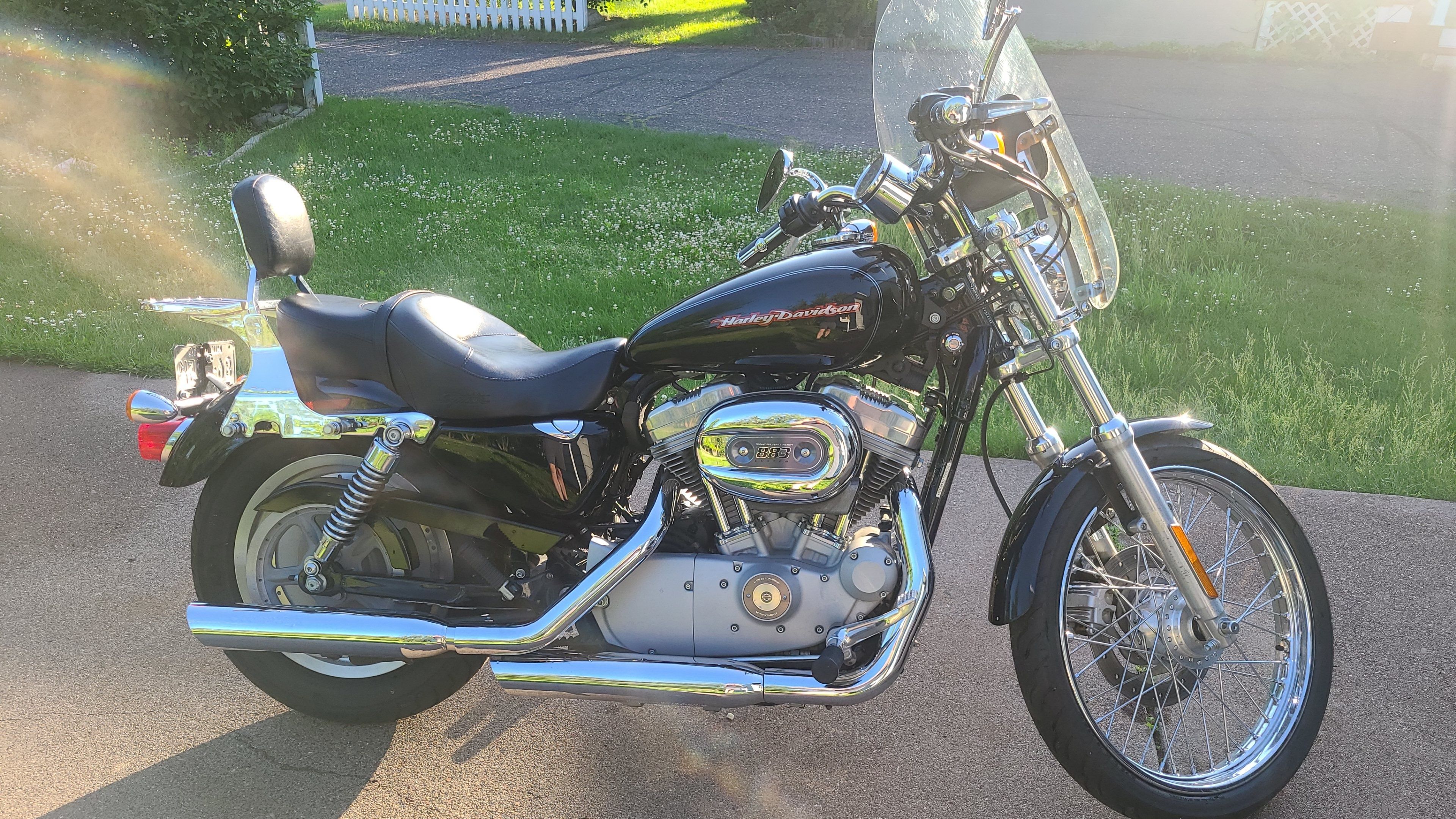 2007 Harley-Davidson Sportster 883 Custom Motorcycles For