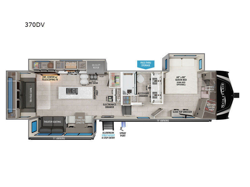 A photo of this 2026 Grand Design Solitude 370DV