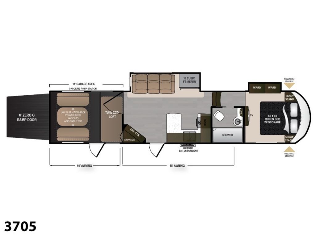2019 Dutchmen RV voltage 3705