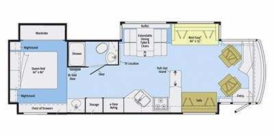A photo of this 2013 Itasca Meridian 36M