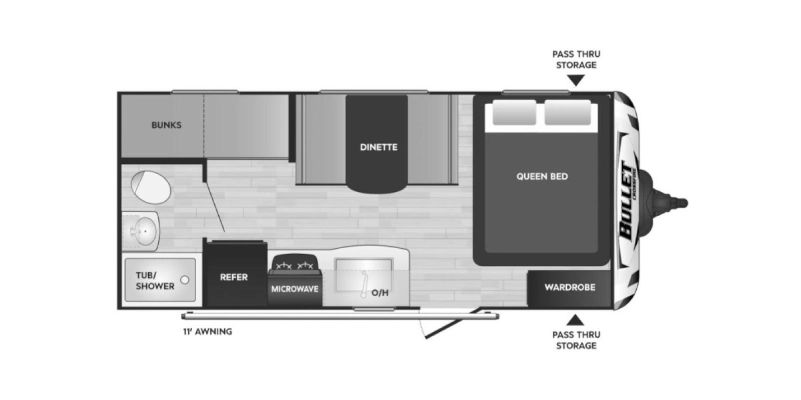 2022 Keystone RV bullet 1700bh