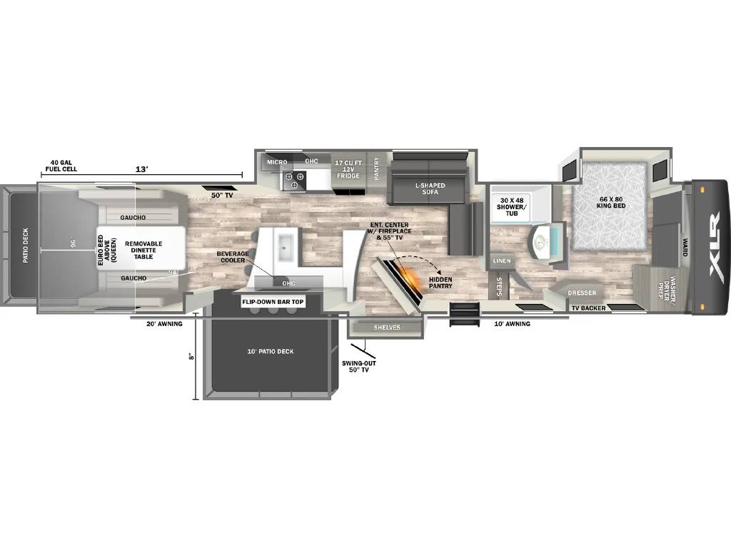 New 2025 Forest River Xlr Nitro 40BAR13 For Sale in Sarasota, FL ...