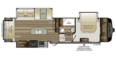 2018 Keystone RV cougar 310rls