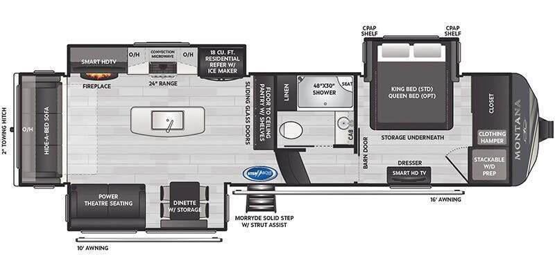 A photo of this 2025 Keystone Montana 3123RL