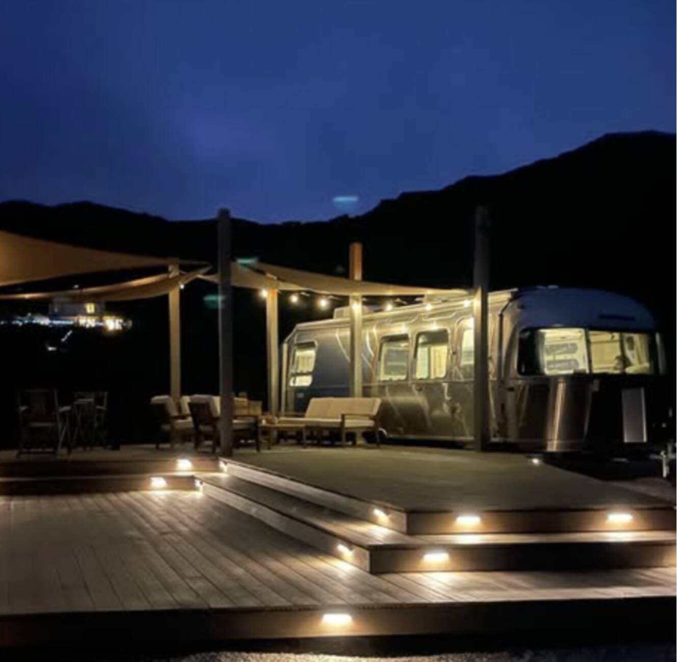 A photo of this 2022 Airstream Pottery Barn Special Edition 28RBQ
