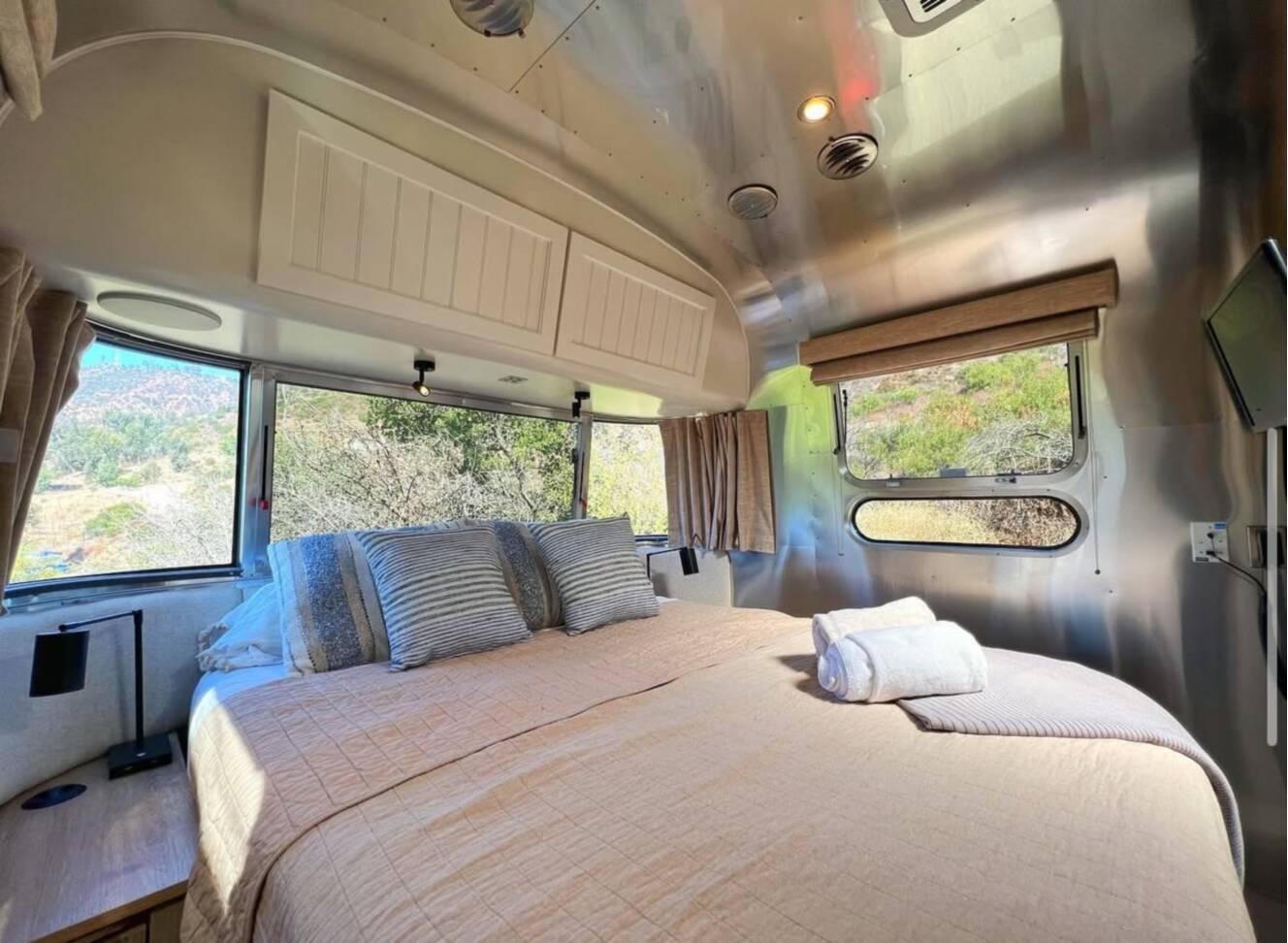 A photo of this 2022 Airstream Pottery Barn Special Edition 28RBQ