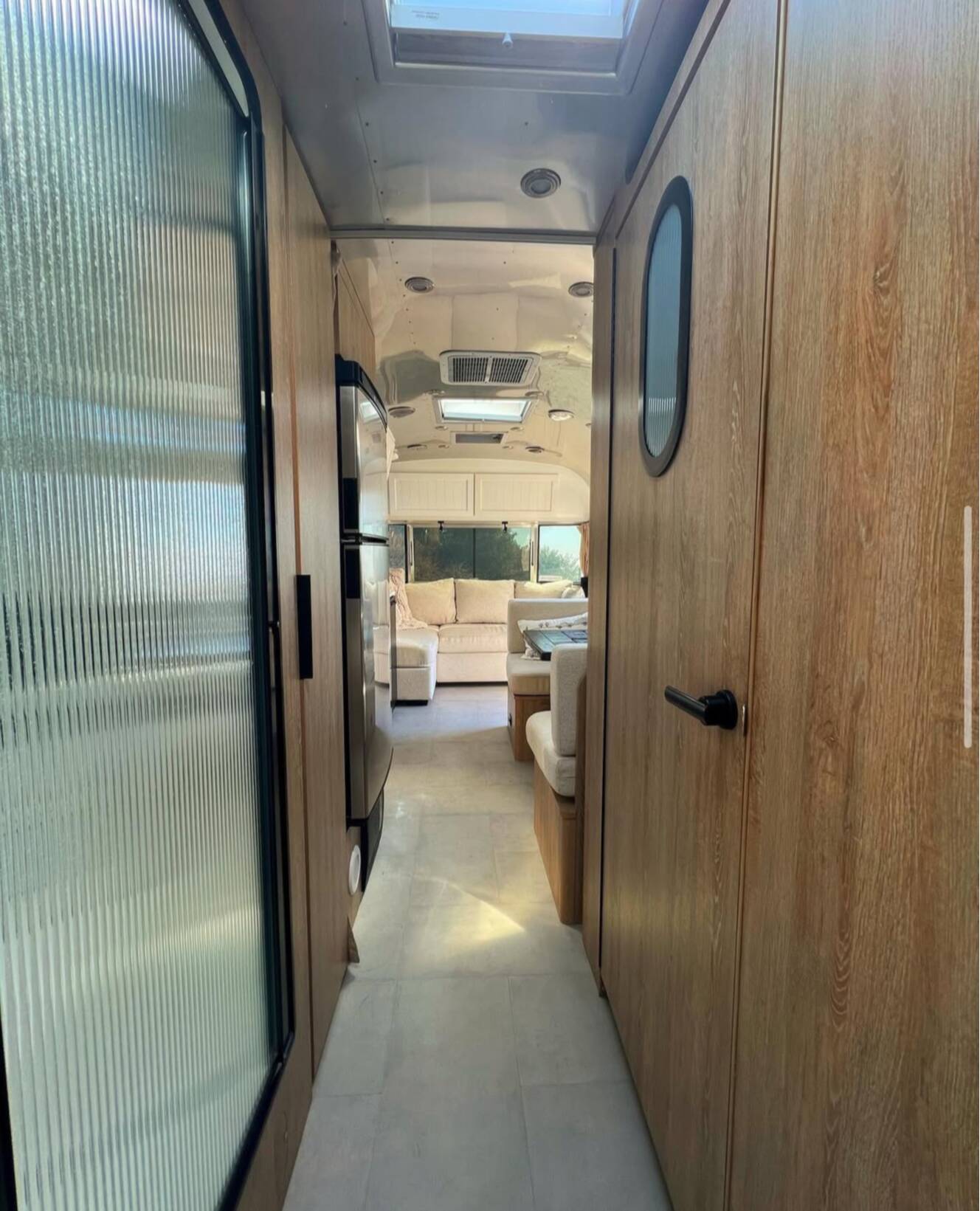 A photo of this 2022 Airstream Pottery Barn Special Edition 28RBQ