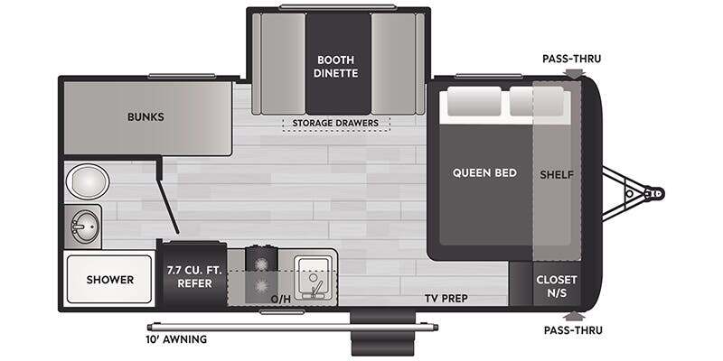 2025 Keystone RV hideout 176bh