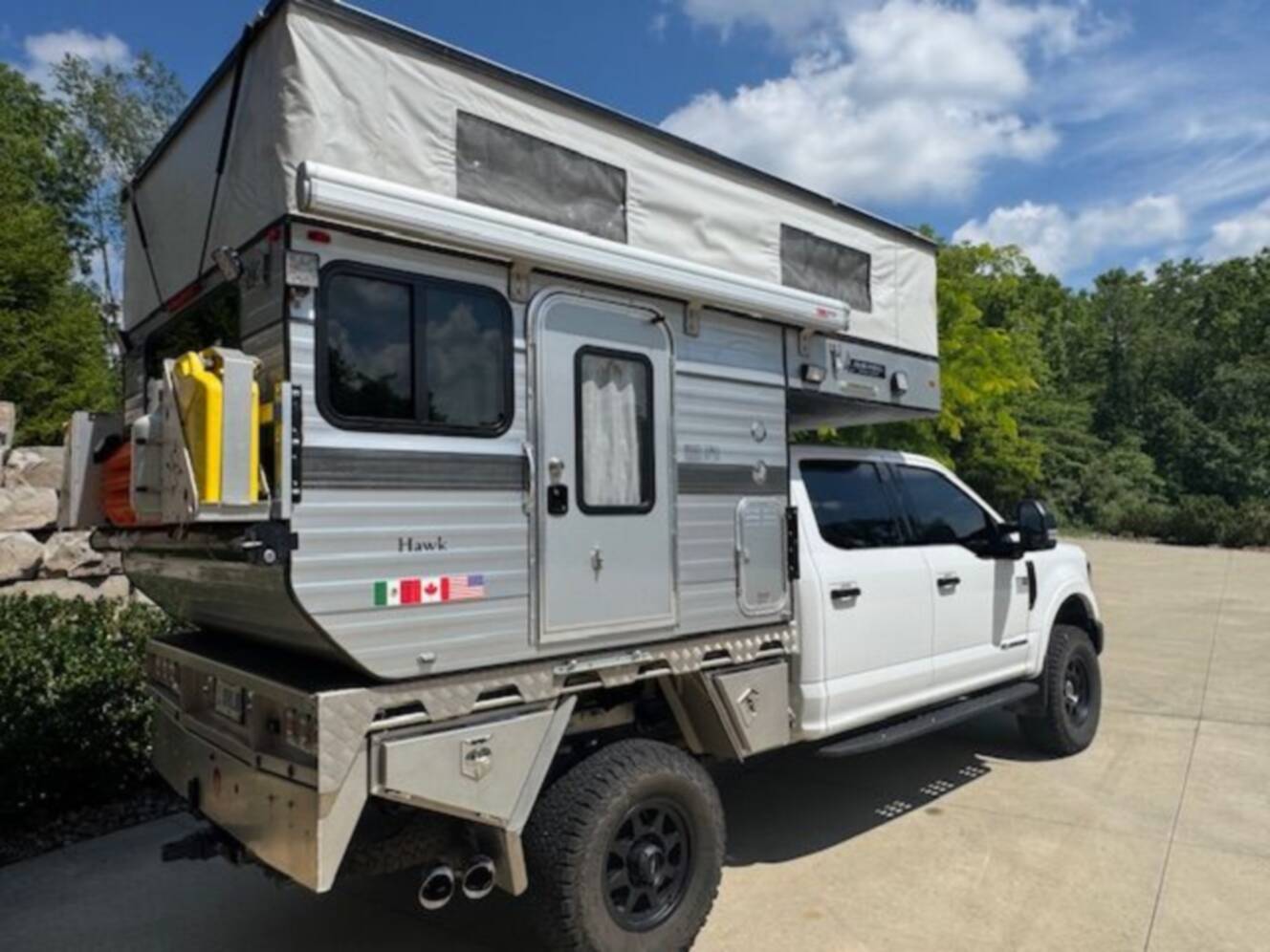 A photo of this 2022 Four Wheel Campers HAWK FLAT BED