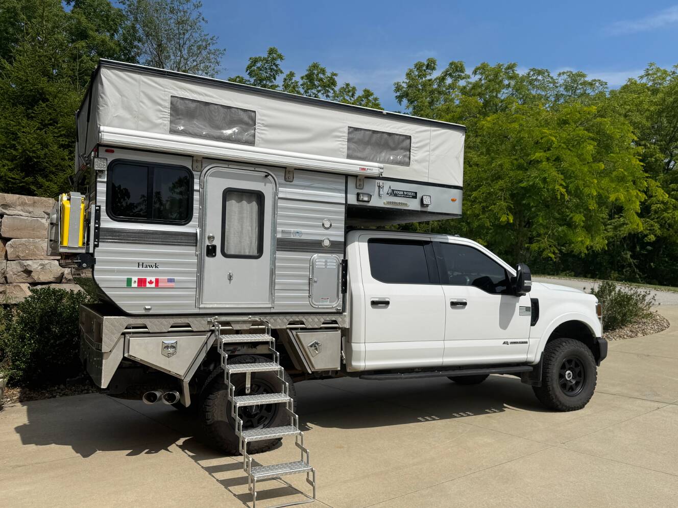 A photo of this 2022 Four Wheel Campers HAWK FLAT BED