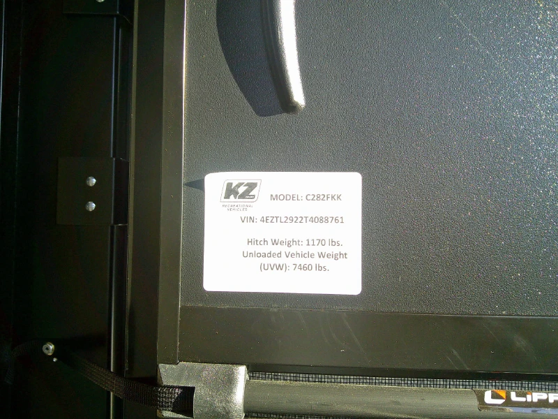 2026 KZ RV Connect C282FKK