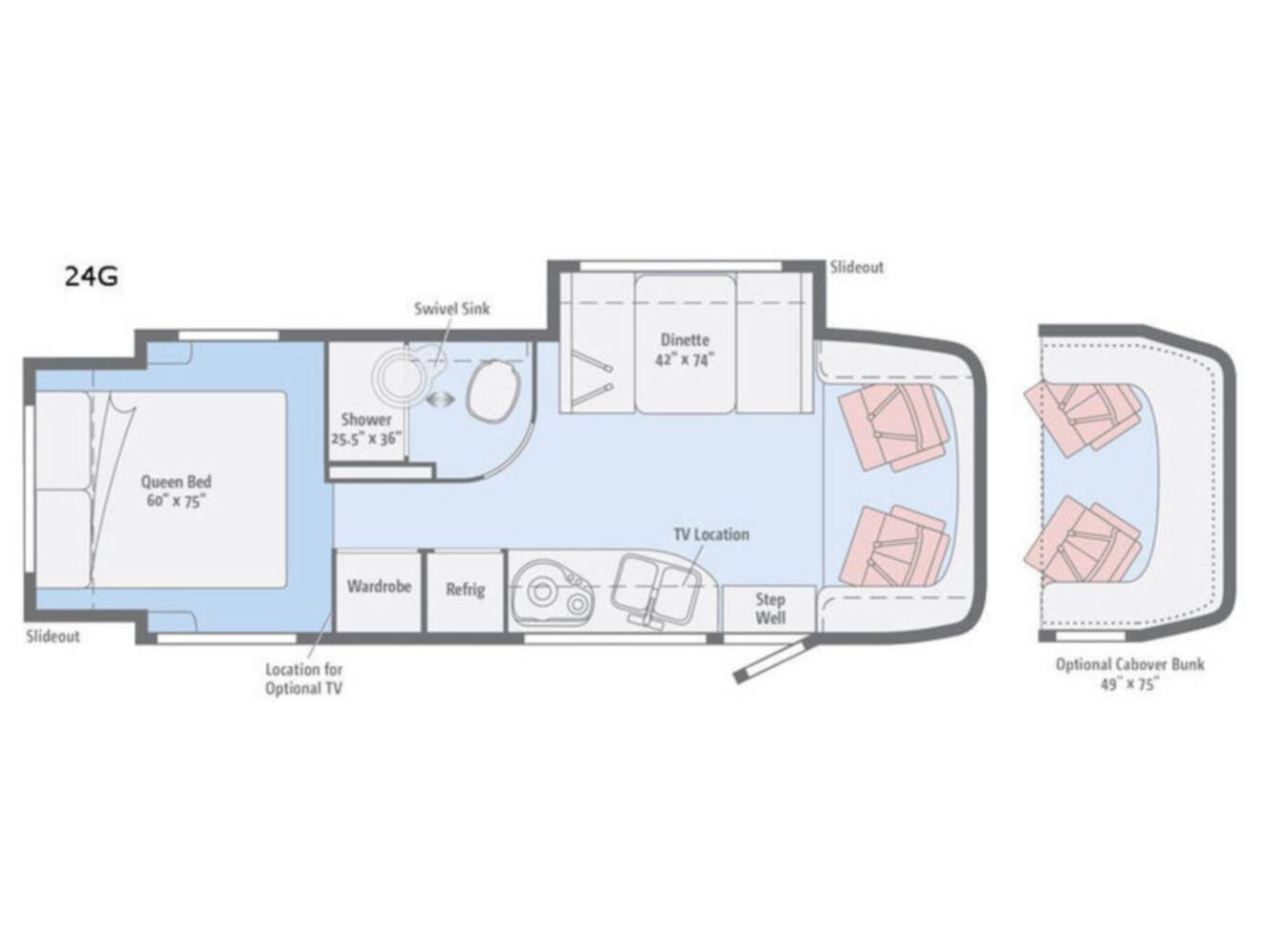 A photo of this 2017 Winnebago View 24G