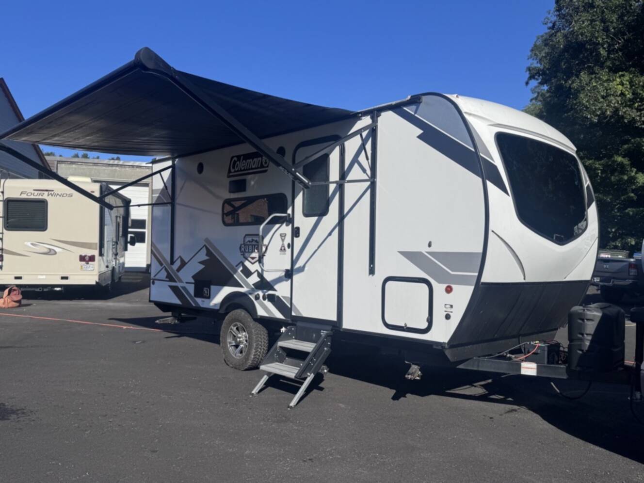 A photo of this 2022 Dutchmen COLEMAN RUBICON 1628BH