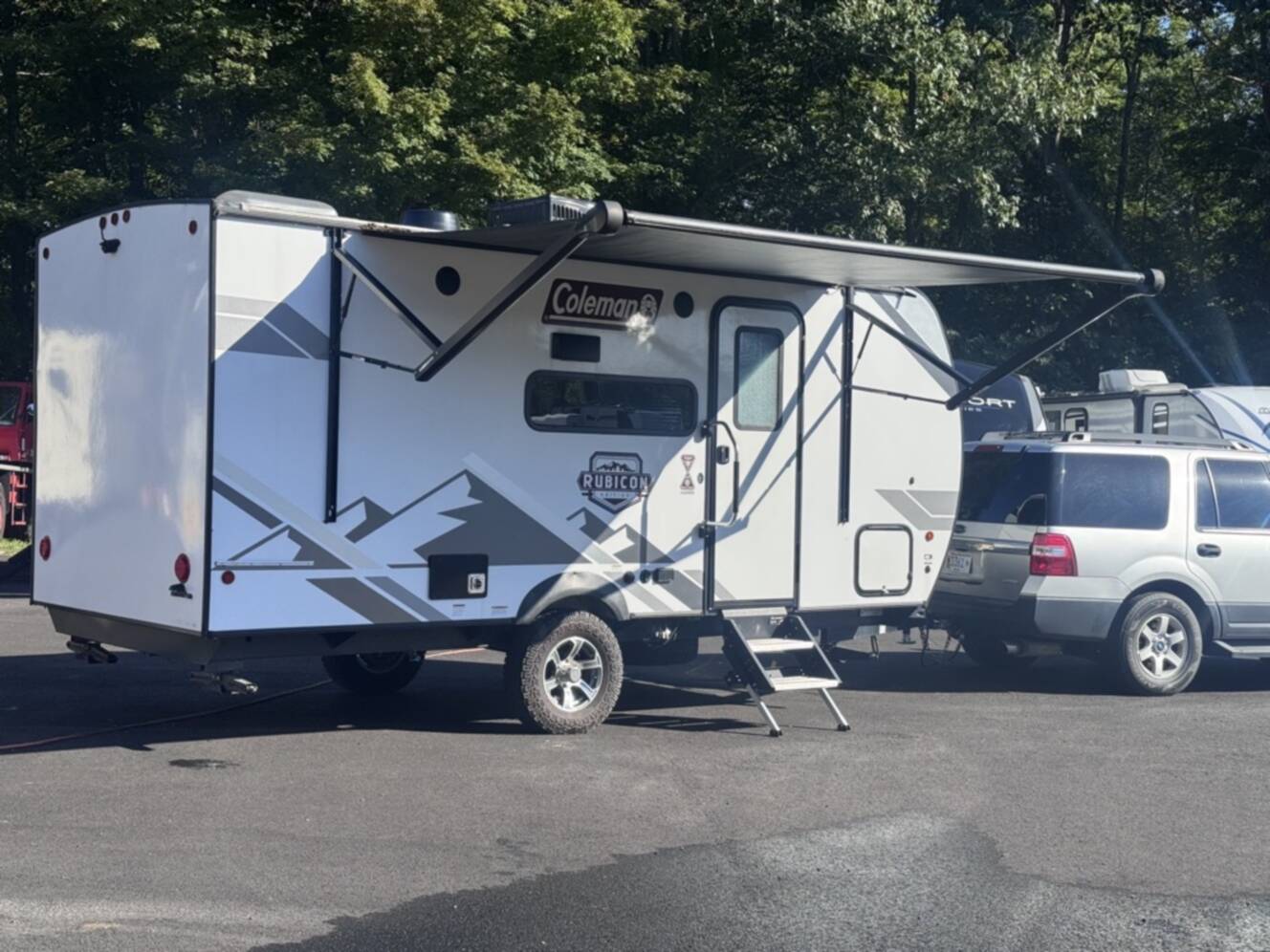 A photo of this 2022 Dutchmen COLEMAN RUBICON 1628BH