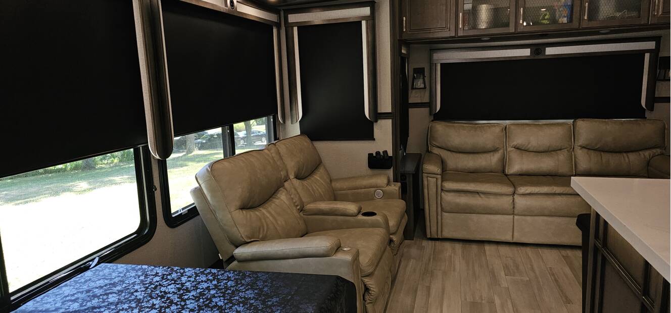 A photo of this 2021 Grand Design Solitude 378MBS-R