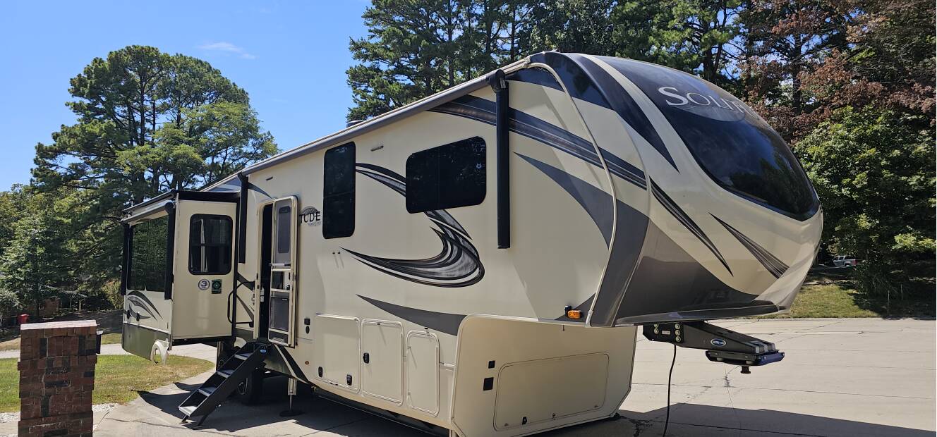 A photo of this 2021 Grand Design Solitude 378MBS-R