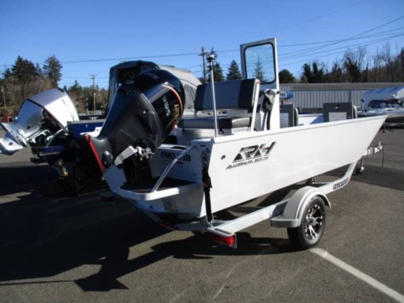 A photo of this 2025 Rh Aluminum Boats Pro-V