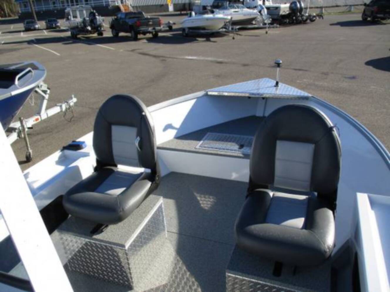 A photo of this 2025 Rh Aluminum Boats Pro-V