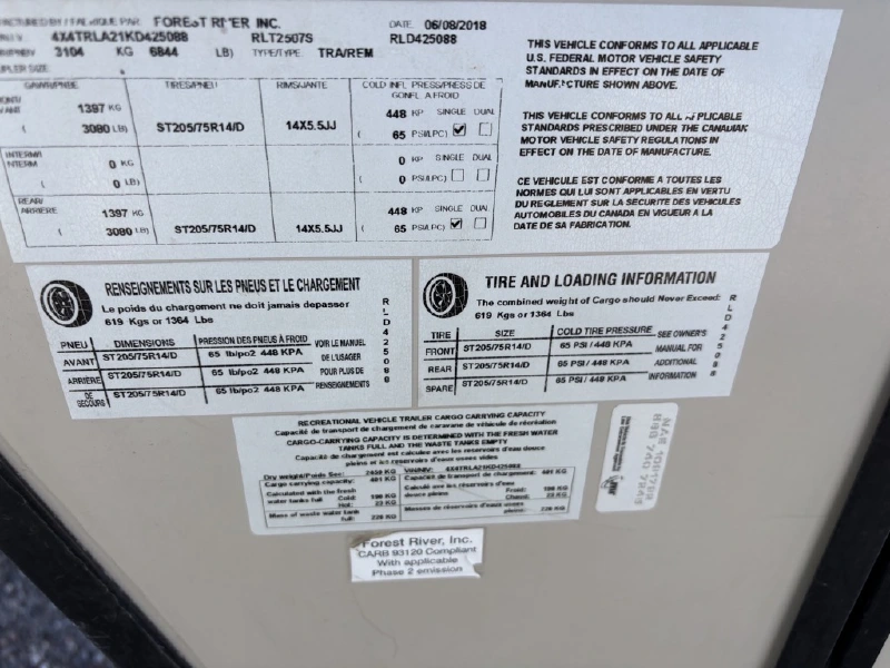 2019 FOREST RIVER ROCKWOOD MINI LITE 2507S