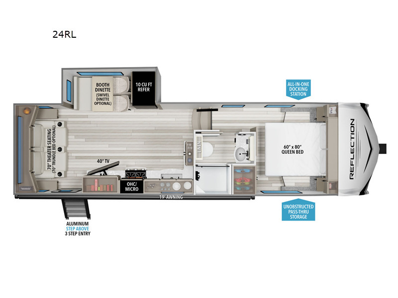 A photo of this 2026 Grand Design Reflection 100 Series 24RL