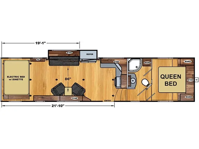 2022 ECLIPSE RECREATIONAL VEHICLES ATTITUDE 3322SAG